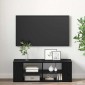 vidaXL Σετ επίπλου τηλεόρασης 102 x 35 x 35 cm Μαύρη Οξυά