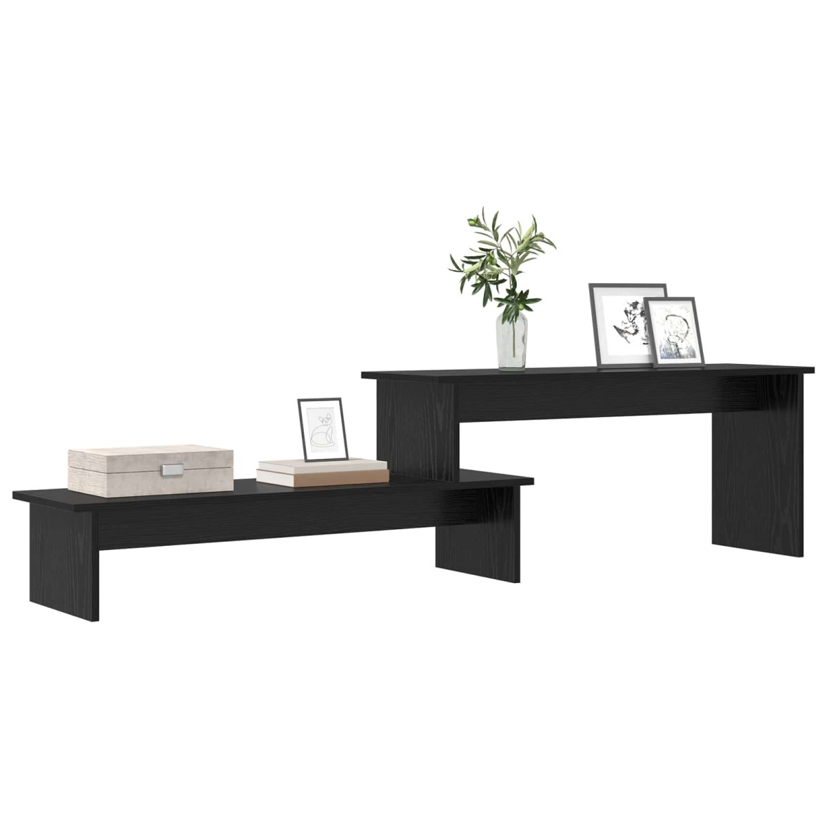 vidaXL Σετ επίπλου τηλεόρασης 180,5 x 30 x 43 εκ. Μαύρη Οξυά
