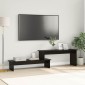 vidaXL Σετ επίπλου τηλεόρασης 180,5 x 30 x 43 εκ. Μαύρη Οξυά