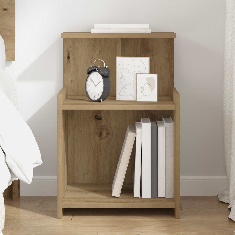 vidaXL Κομοδίνο Artisan Oak 40 x 35 x 60 εκ. Επεξεργασμένο Ξύλο