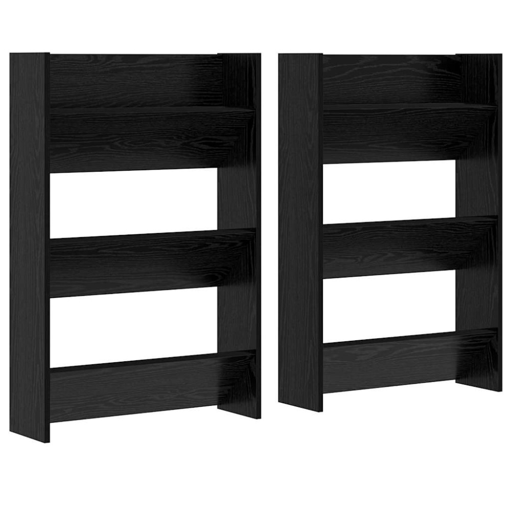 vidaXL Ντουλάπα Παπουτσιών 2 τμχ. 60 x 18 x 90 εκ Επεξεργασμένο Ξύλο