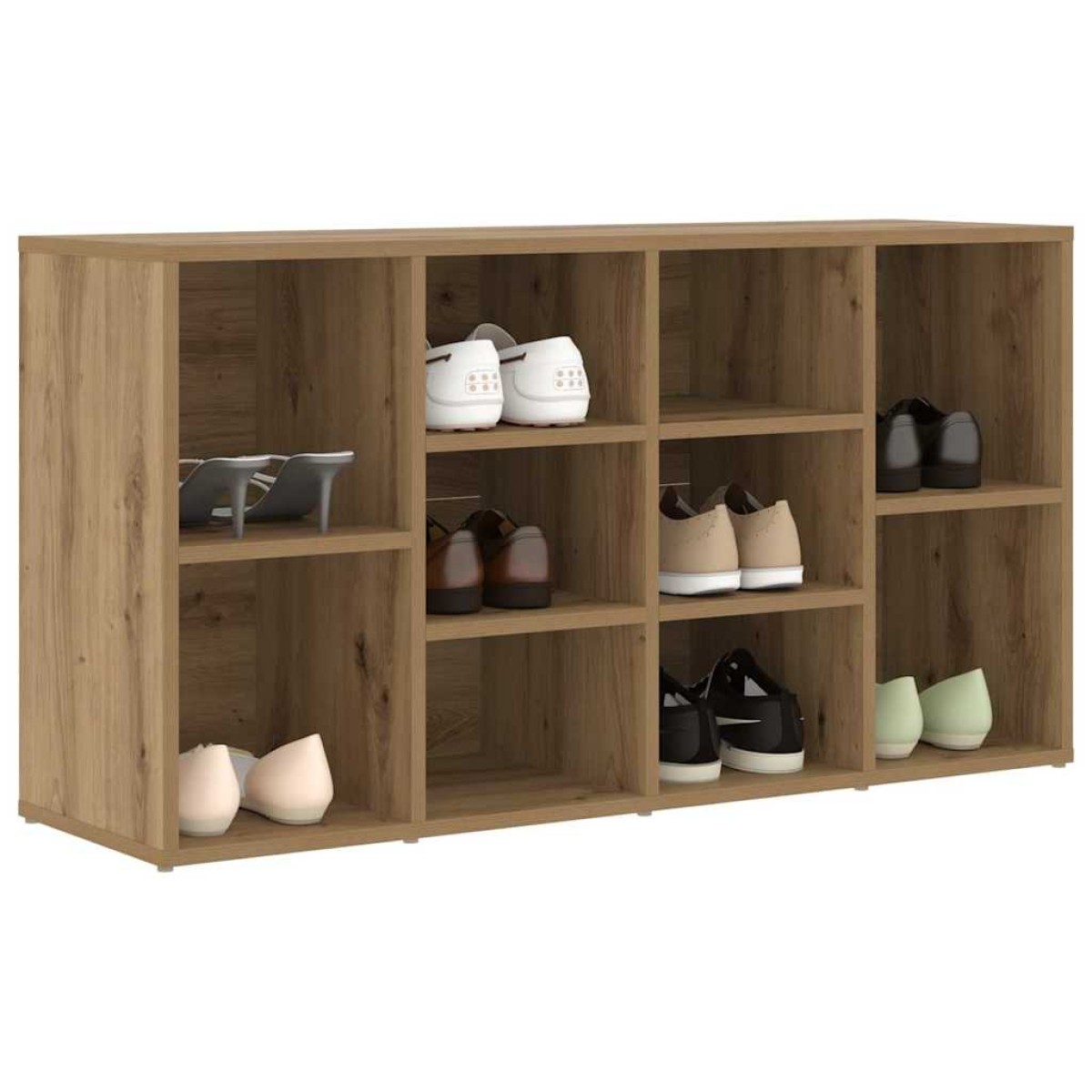 vidaXL Πάγκος για παπούτσια 103 x 30 x 54,5 εκ Επεξεργασμένο Ξύλο