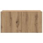 vidaXL Σετ επίπλου τηλεόρασης 60 x 30 x 30 cm Καφέ Επεξεργασμένο Ξύλο