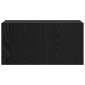 vidaXL Σετ επίπλου τηλεόρασης 60 x 30 x 30 cm Μαύρο Επεξεργασμένο Ξύλο