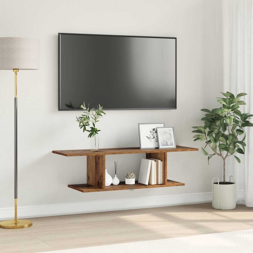 vidaXL Σετ επίπλου τηλεόρασης 103 x 30 x 26,5 εκ Καφέ