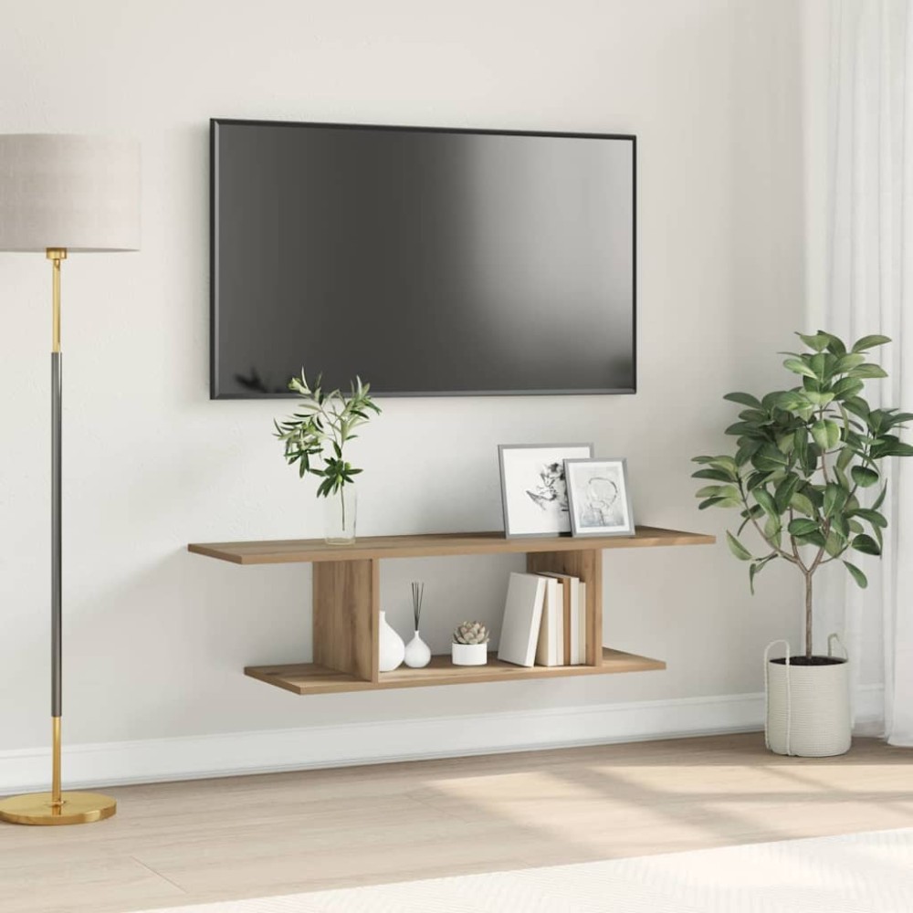 vidaXL Σετ επίπλου τηλεόρασης 103 x 30 x 26,5 εκ Καφέ