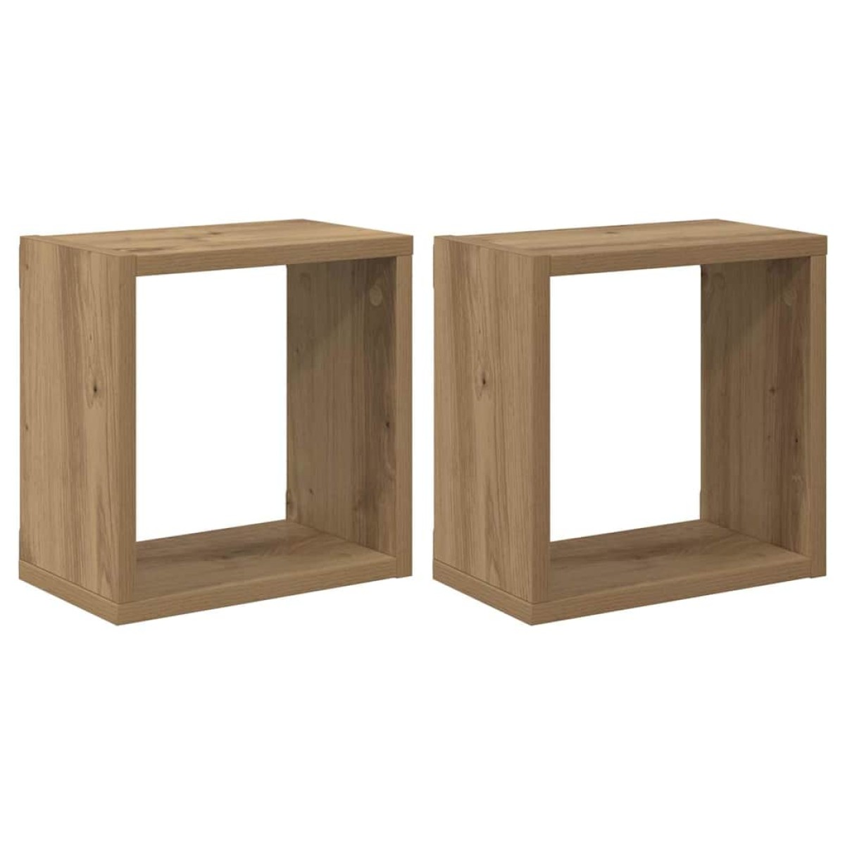 vidaXL Ράφια Τοίχου Επιτοίχιο 2 τμχ. Artisan Oak Επεξεργασμένο Ξύλο