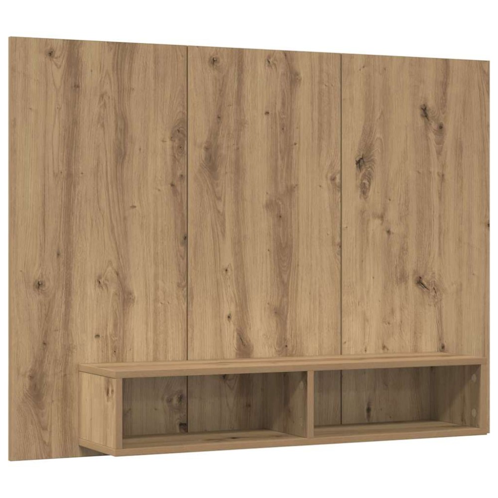 vidaXL Σετ επίπλου τηλεόρασης 120 x 23,5 x 90 εκ. Artisan Oak