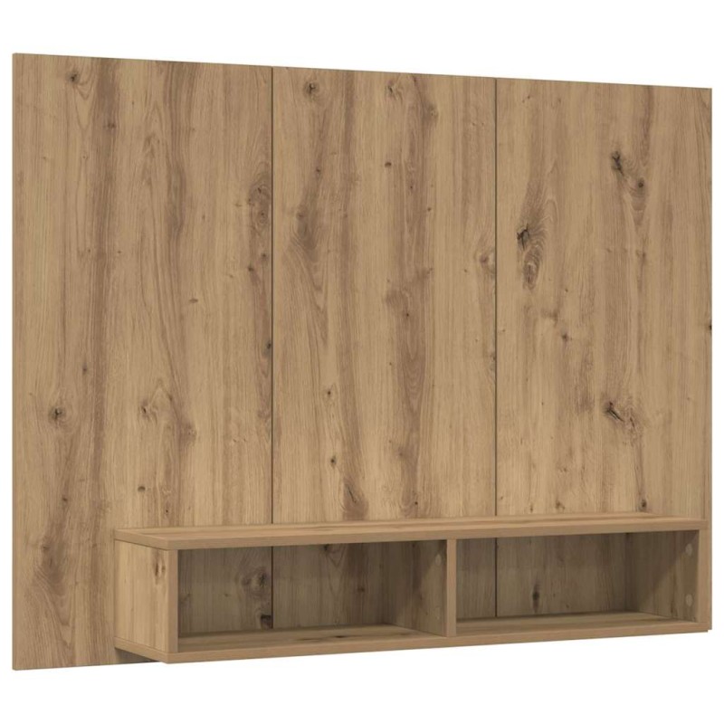 vidaXL Σετ επίπλου τηλεόρασης 120 x 23,5 x 90 εκ. Artisan Oak