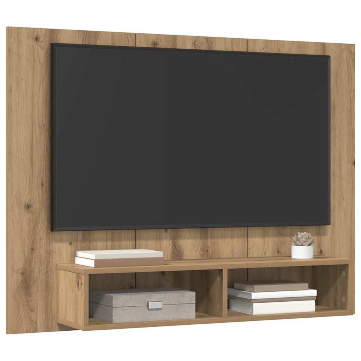 vidaXL Σετ επίπλου τηλεόρασης 120 x 23,5 x 90 εκ. Artisan Oak