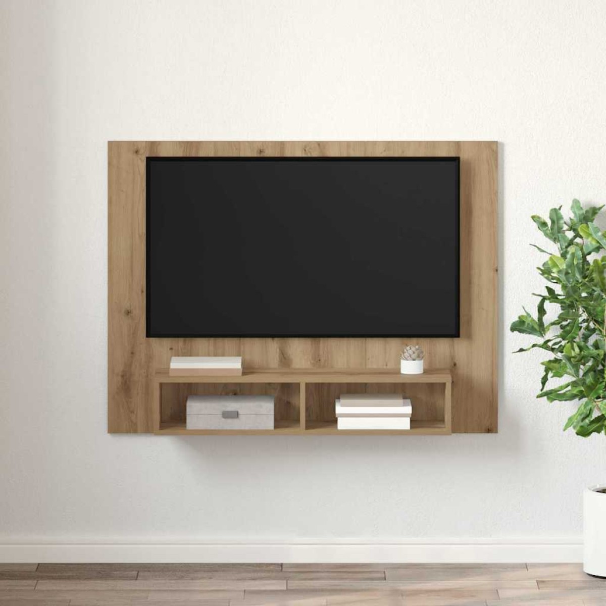 vidaXL Σετ επίπλου τηλεόρασης 120 x 23,5 x 90 εκ. Artisan Oak