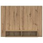vidaXL Σετ επίπλου τηλεόρασης 120 x 23,5 x 90 εκ. Artisan Oak