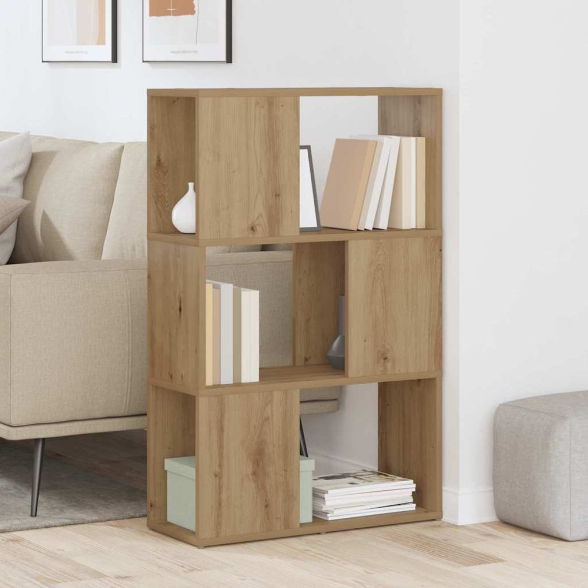 vidaXL Σετ επίπλου τηλεόρασης 60 x 24 x 94,5 εκ Καφέ