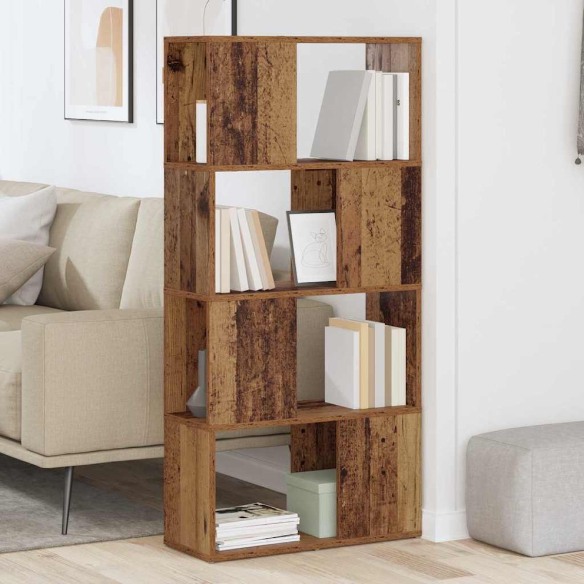 vidaXL Σετ επίπλου τηλεόρασης 60 x 24 x 125,5 εκ Καφέ