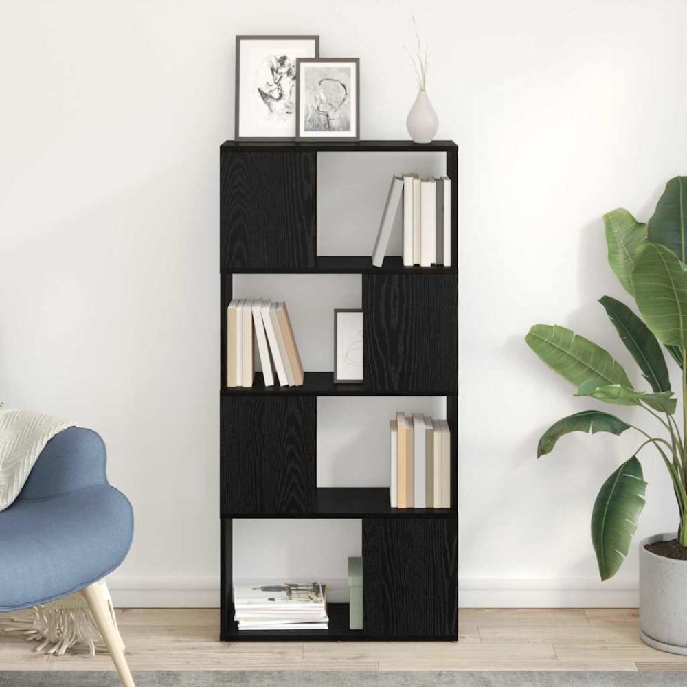 vidaXL Σετ επίπλου τηλεόρασης 60 x 24 x 125,5 εκ Μαύρο