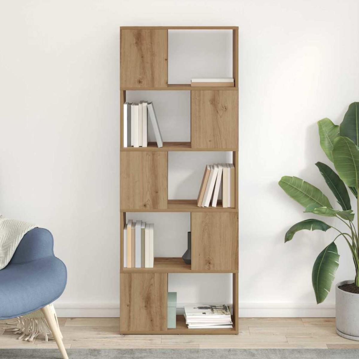 vidaXL Σετ επίπλου τηλεόρασης 60 x 24 x 156 εκ Καφέ Επεξεργασμένο Ξύλο