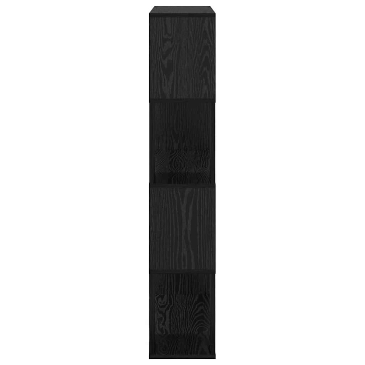 vidaXL Σετ επίπλου τηλεόρασης 80 x 24 x 125 εκ Μαύρο