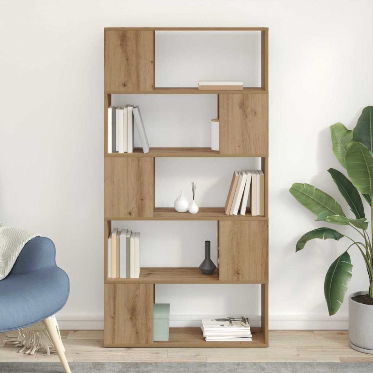 vidaXL Σετ επίπλου τηλεόρασης 80 x 24 x 156 εκ Καφέ Επεξεργασμένο Ξύλο