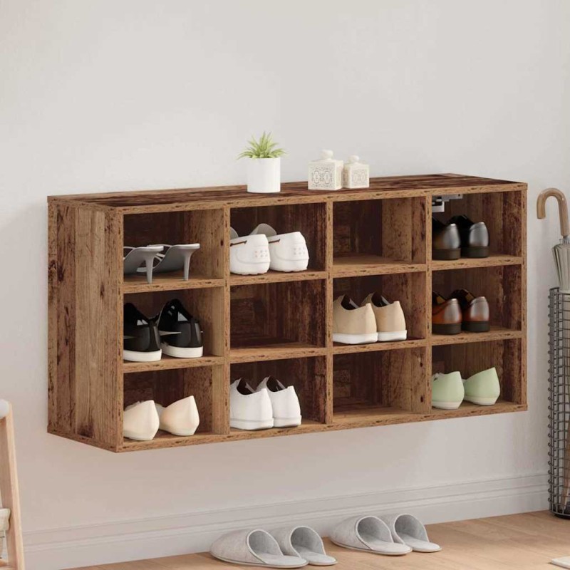 vidaXL Ντουλάπα Παπουτσιών 103 x 30 x 51 εκ. Επεξεργασμένο Ξύλο