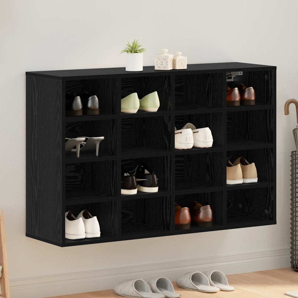 vidaXL Ντουλάπα Παπουτσιών 103 x 30 x 67 εκ. Επεξεργασμένο Ξύλο