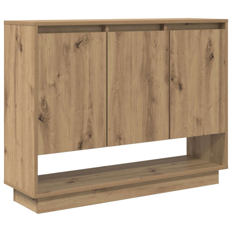 vidaXL Πλαϊνό γραφείο Artisan Oak 97 x 29 x 75 εκ. Επεξεργασμένο Ξύλο