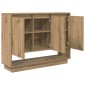 vidaXL Πλαϊνό γραφείο Artisan Oak 97 x 29 x 75 εκ. Επεξεργασμένο Ξύλο
