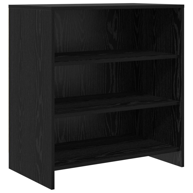 vidaXL Πλαϊνό γραφείο Μαύρο 70 x 41 x 75 εκ. Επεξεργασμένο Ξύλο