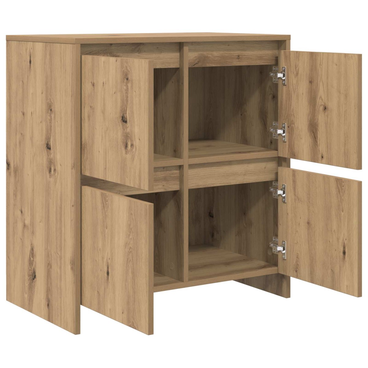 vidaXL Πλαϊνό γραφείο Artisan Oak 70 x 41 x 75 εκ. Επεξεργασμένο Ξύλο
