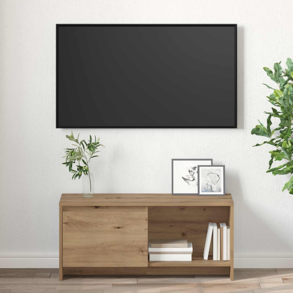 vidaXL Σετ επίπλου τηλεόρασης 90 x 35 x 40 εκ. Artisan Oak