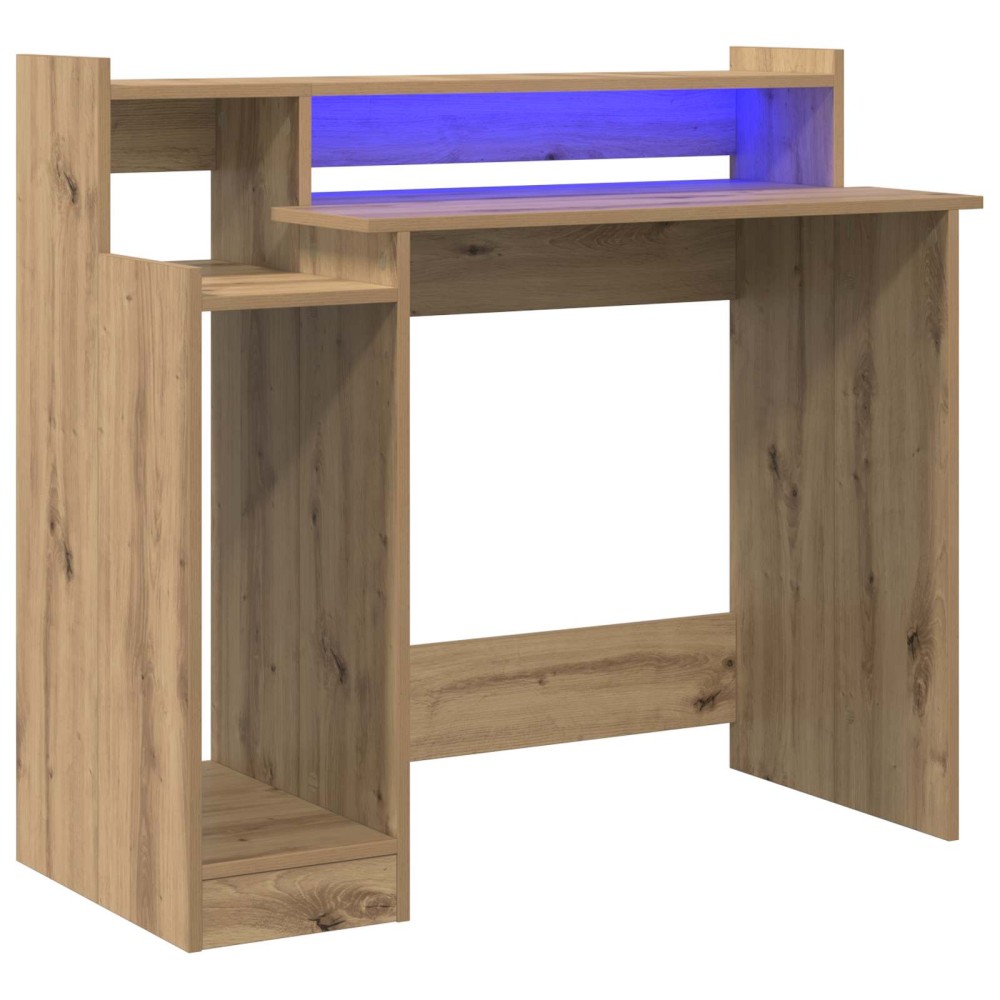 vidaXL Γραφείο Artisan Oak 97 x 45 x 90 εκ. Επεξεργασμένο Ξύλο