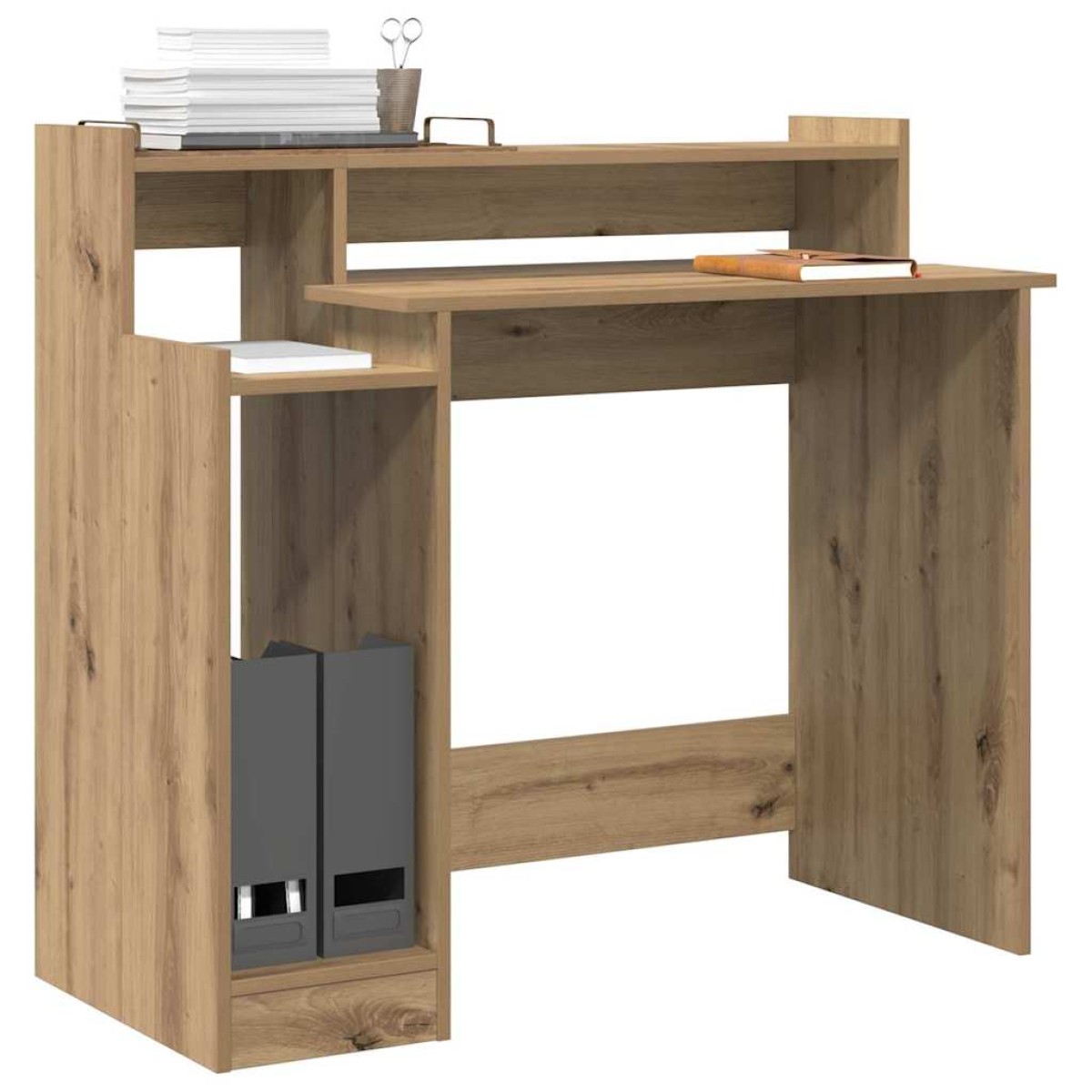 vidaXL Γραφείο Artisan Oak 97 x 45 x 90 εκ. Επεξεργασμένο Ξύλο