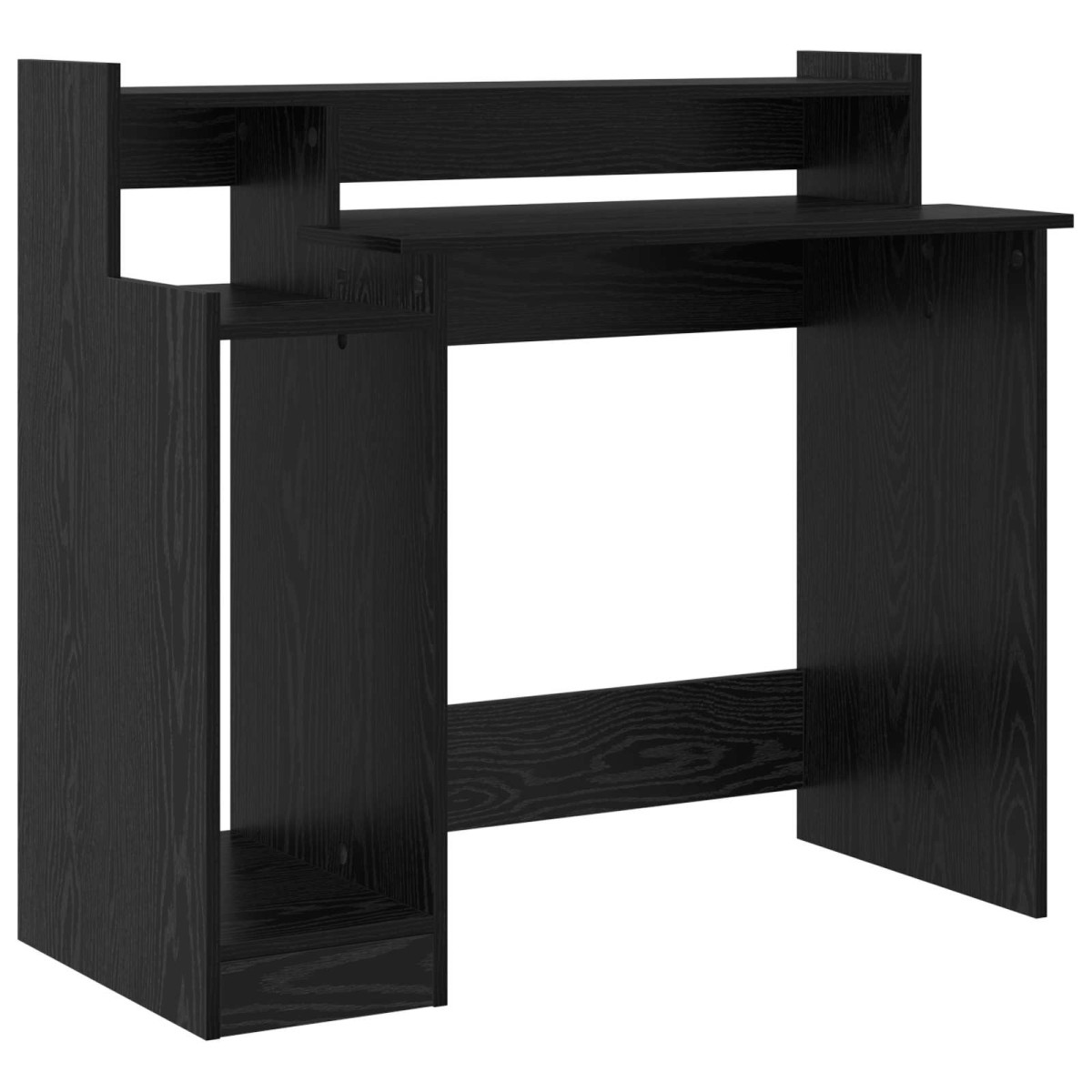 vidaXL Γραφείο Μαύρη Οξυά 97 x 45 x 90 εκ. Επεξεργασμένο Ξύλο
