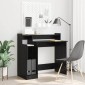 vidaXL Γραφείο Μαύρη Οξυά 97 x 45 x 90 εκ. Επεξεργασμένο Ξύλο