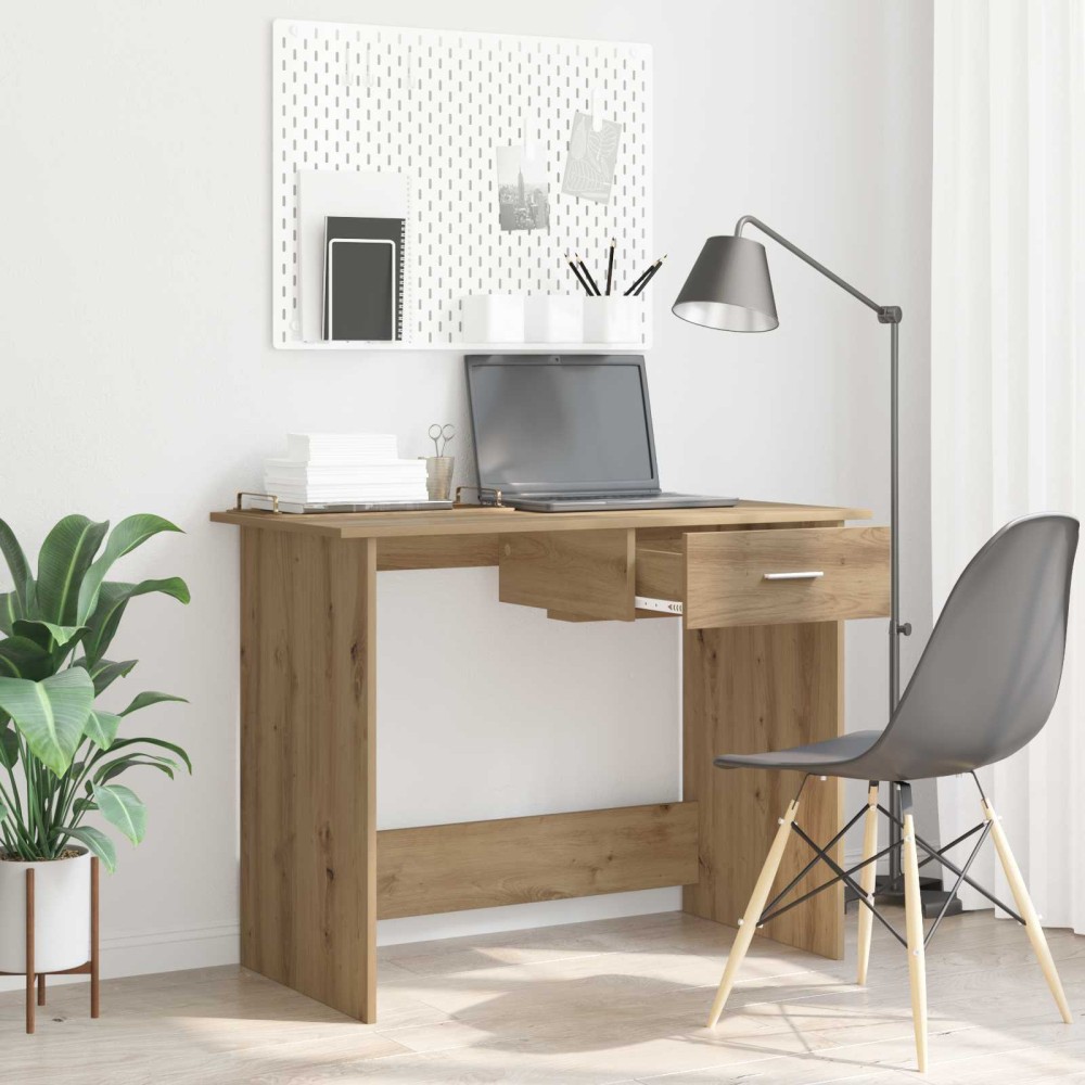 vidaXL Γραφείο Artisan Oak 100 x 50 x 76 εκ. Επεξεργασμένο Ξύλο