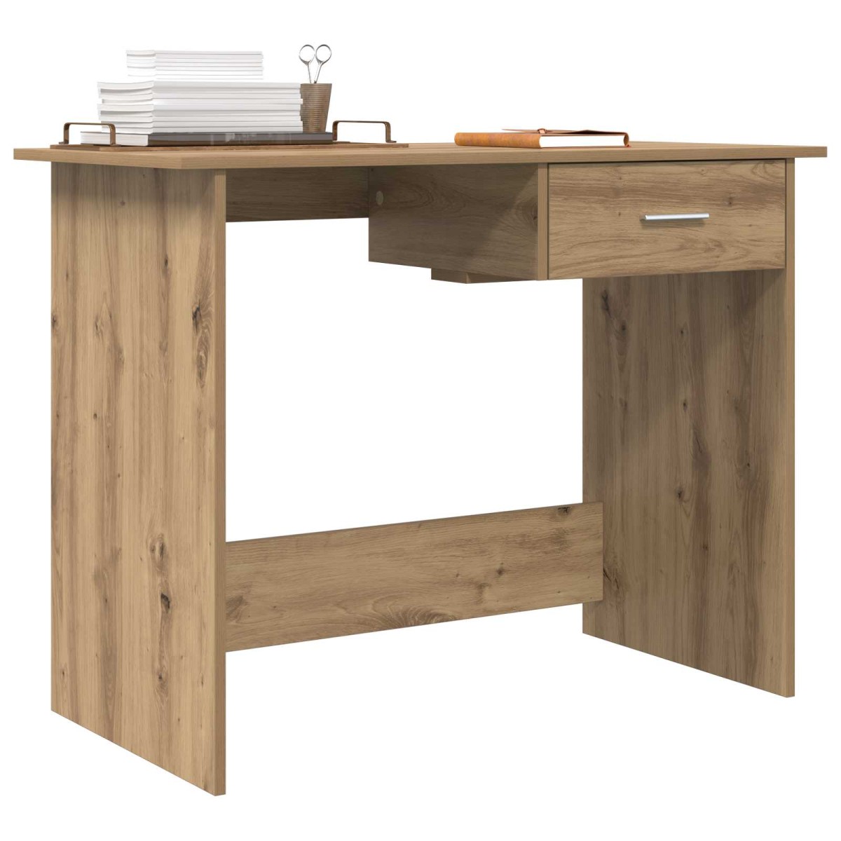 vidaXL Γραφείο Artisan Oak 100 x 50 x 76 εκ. Επεξεργασμένο Ξύλο