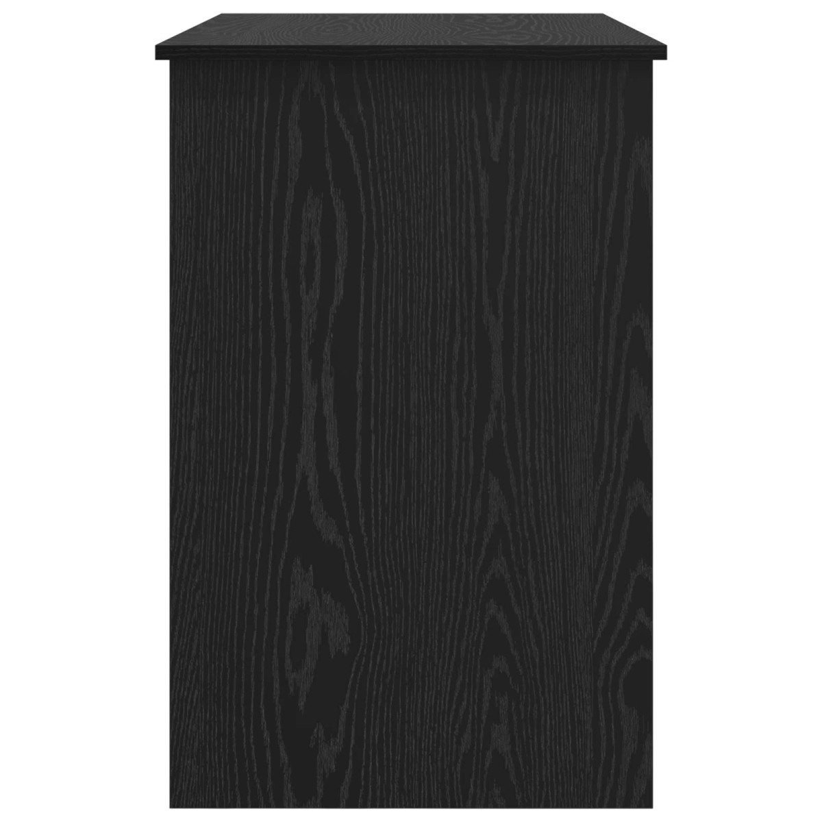 vidaXL Γραφείο Μαύρη Οξυά 100 x 50 x 76 εκ. Επεξεργασμένο Ξύλο