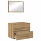 vidaXL Σετ Επίπλων Μπάνιου 2 τμχ. Artisan Oak 57 x 37 x 45 εκ.