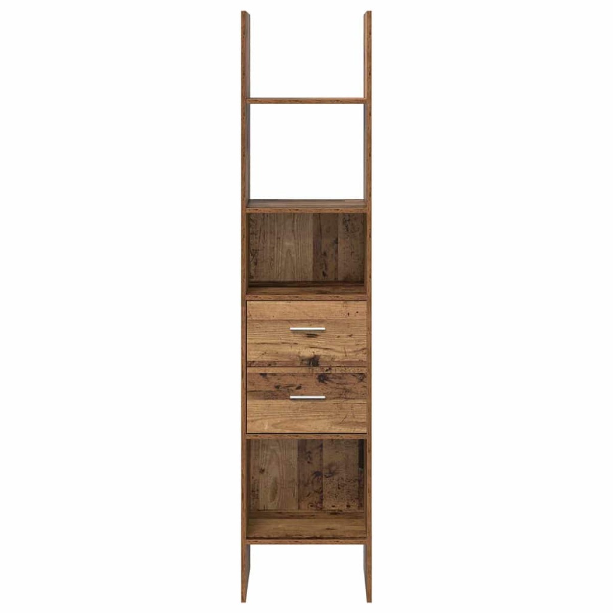 vidaXL Βιβλιοθήκη 2 επιπέδων 40 x 35 x 180 εκ. Επεξεργασμένο Ξύλο