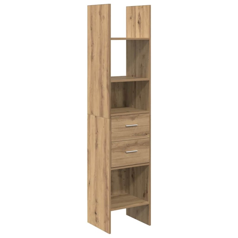 vidaXL Βιβλιοθήκη 2 επιπέδων 40 x 35 x 180 εκ. Επεξεργασμένο Ξύλο