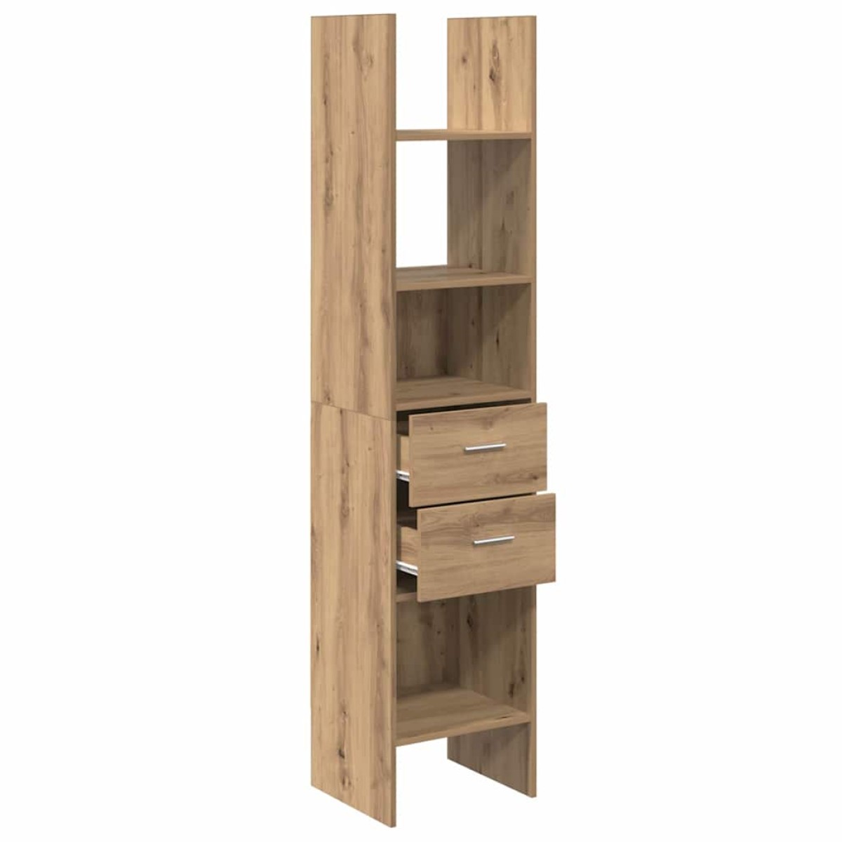 vidaXL Βιβλιοθήκη 2 επιπέδων 40 x 35 x 180 εκ. Επεξεργασμένο Ξύλο