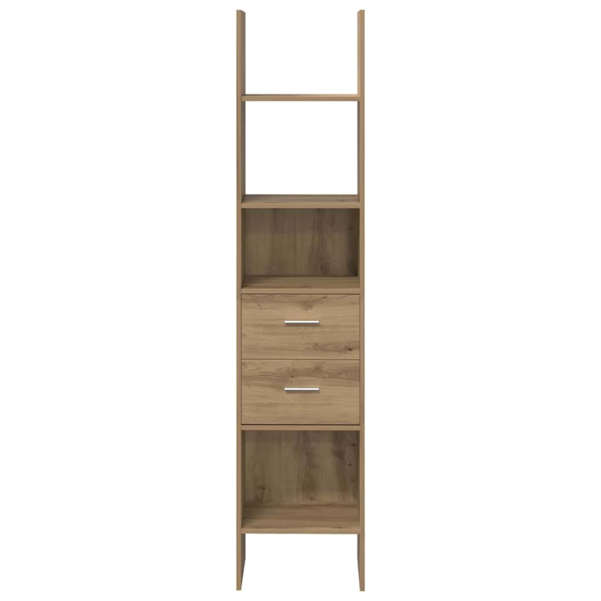 vidaXL Βιβλιοθήκη 2 επιπέδων 40 x 35 x 180 εκ. Επεξεργασμένο Ξύλο