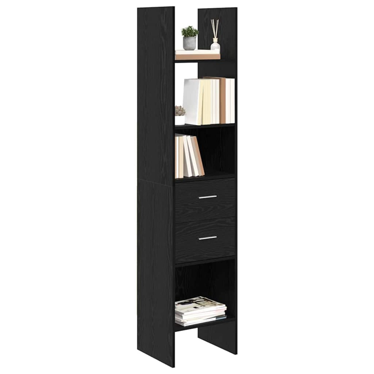 vidaXL Βιβλιοθήκη 2 επιπέδων 40 x 35 x 180 εκ. Επεξεργασμένο Ξύλο
