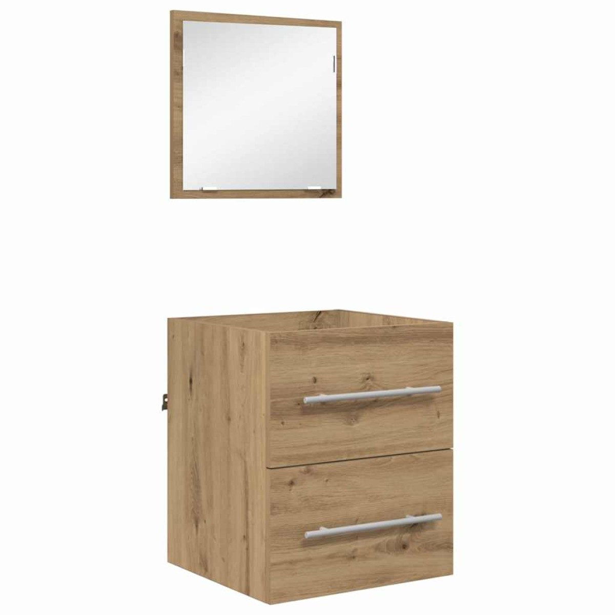 vidaXL Σετ Επίπλων Μπάνιου Καφέ 41 x 38,5 x 48 cm