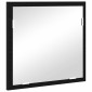 vidaXL Σετ Επίπλων Μπάνιου με συρτάρι Μαύρο 41 x 38,5 x 48 cm