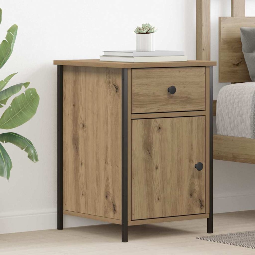 vidaXL Κομοδίνο Artisan Oak 40 x 42 x 60 εκ. Επεξεργασμένο Ξύλο