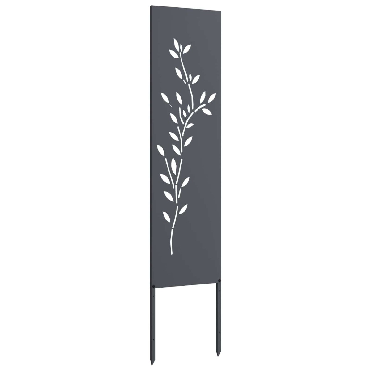 vidaXL Οθόνη Ιδιωτικότητας Κήπου Floral Ανθρακί 32 χ 140 εκ