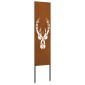 vidaXL Οθόνη Ιδιωτικότητας Κήπου Animal Print Σκ rusty 32 χ 140 εκ