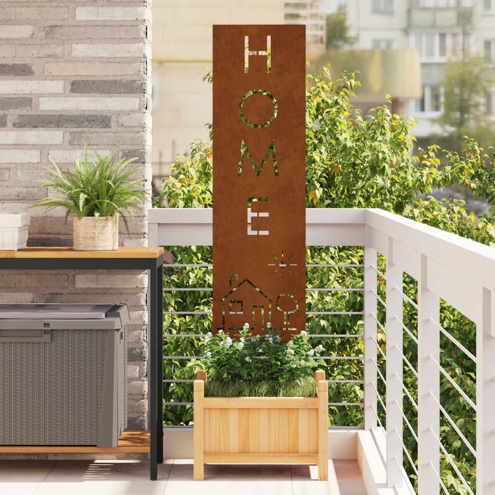vidaXL Οθόνη Ιδιωτικότητας Κήπου Σκ rusty 32 χ 140 εκ