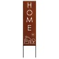vidaXL Οθόνη Ιδιωτικότητας Κήπου Σκ rusty 32 χ 140 εκ