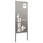 vidaXL Οθόνη Ιδιωτικότητας Κήπου Σκ rusty 50 x 140 εκ